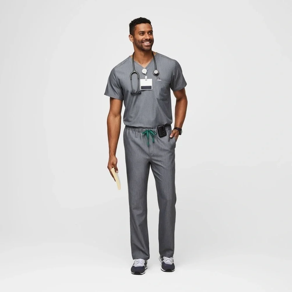 Figs Pisco Basic Scrub Pants in Graphite